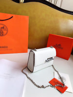 M-Handbag H.E.R.M.E.S Verrou 18-13cm Women's Small Crossbody Bags Shoulder Bag Satchel Purses