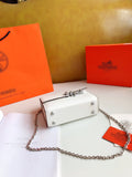 M-Handbag H.E.R.M.E.S Verrou 18-13cm Women's Small Crossbody Bags Shoulder Bag Satchel Purses