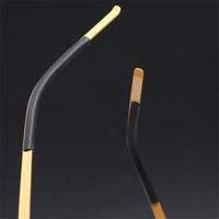 Suqare Denmark Linde 9628 Titanium No Screw Korea Glasses Frames Optical Ultra-light Business Eyeglasses Men