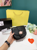 M-Handbag P.i.n.k.o 20-17cm Love Bag Women Leather Handbags Fashion Satchel Bags Shoulder Purses Top Handle Work Bags