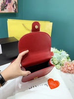 M-Handbag P.i.n.k.o 20-17cm Love Bag Women Leather Handbags Fashion Satchel Bags Shoulder Purses Top Handle Work Bags