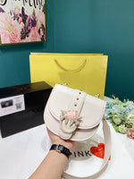 M-Handbag P.i.n.k.o 20-17cm Love Bag Women Leather Handbags Fashion Satchel Bags Shoulder Purses Top Handle Work Bags