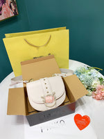 M-Handbag P.i.n.k.o 20-17cm Love Bag Women Leather Handbags Fashion Satchel Bags Shoulder Purses Top Handle Work Bags