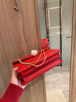 M-Handbag BVLGARI 25-22cm Fashion Womens Handbags Ladies Purse Satchel Shoulder Bags Tote Leather Bag