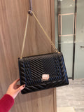 M-Handbag BVLGARI 25-22cm Fashion Womens Handbags Ladies Purse Satchel Shoulder Bags Tote Leather Bag