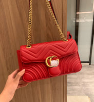 M-Handbag GUCCI 26cm Women Fashion Handbags Tote Purses Shoulder Bags Top Handle Satchel Purse