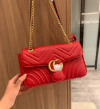 M-Handbag GUCCI 26cm Women Fashion Handbags Tote Purses Shoulder Bags Top Handle Satchel Purse