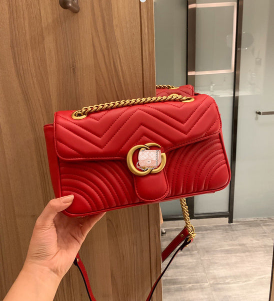 M-Handbag GUCCI 26cm Women Fashion Handbags Tote Purses Shoulder Bags Top Handle Satchel Purse