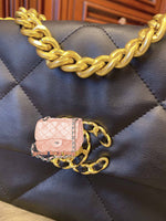 M-Handbag 25cm Purses and Handbags for Women Tote Shoulder Crossbody Bags with Long Strap Detachable