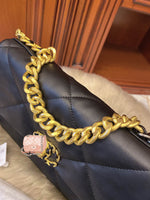 M-Handbag 25cm Purses and Handbags for Women Tote Shoulder Crossbody Bags with Long Strap Detachable