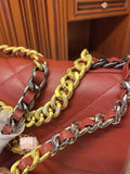 M-Handbag 25cm Purses and Handbags for Women Tote Shoulder Crossbody Bags with Long Strap Detachable