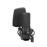 E-Electronic BOYA BY-M1000 Condenser Microphone Large Diaphragm 3 Polar Patterns for Singer Songwriter Podcaster Voiceover Artist Studio Mic