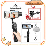 E-electronic XINPU AoChuan Smart S1 3 Axis Handheld Smartphone Gimbal Stabilizer YouTube Video Vlog Tripod for IPhone Android Samsung Galaxy