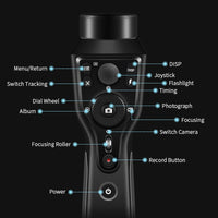 E-electronic XINPU AoChuan Smart S1 3 Axis Handheld Smartphone Gimbal Stabilizer YouTube Video Vlog Tripod for IPhone Android Samsung Galaxy