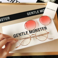 S-sunglasses Binjun 2021 Gentle Fashion Sunglasses for DIPLO - THE CUB 032 with White round glasses case UV400 Polarized Driving Sunglasses Magnetic Clip Glasses Unisex Lenses Retro Frame Day Night Vision Sunglasses Outdoor Anti-UV Eyewear