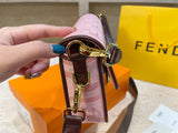 M-Handbag Baguette bag 22cm Retro Alligator Skin Pattern Female Small Handbags Short Strap Shoulder Bags Phone Purse Baguette Bag High Quality PU Leather