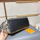 M-Handbag 33-30cm Classic jacquard Taylor Tote Bag Simple Big Capacity Shopper Shoulder Bags for Women Winter Fashion Wild Handbags Trend Branded Female Casual Travel Tote