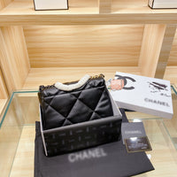 M-Handbag 25-18cm 19 Flap Bag Shoulder Bag Women Fashion Small Leather Original Crossbody Bags With Goatskin Gold-Tone Silver-Tone Ruthenium-Finish MetalBlack For Women Men Gym Bag