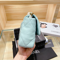 M-Handbag 25-18cm 19 Flap Bag Shoulder Bag Women Fashion Small Leather Original Crossbody Bags With Goatskin Gold-Tone Silver-Tone Ruthenium-Finish MetalBlack For Women Men Gym Bag