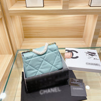 M-Handbag 25-18cm 19 Flap Bag Shoulder Bag Women Fashion Small Leather Original Crossbody Bags With Goatskin Gold-Tone Silver-Tone Ruthenium-Finish MetalBlack For Women Men Gym Bag