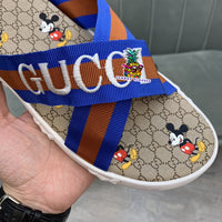 S-shoe GUCCI Summer Women Sandals Shoes Summer Style Fashion PU Leather Interlocking Surface Female Slippers Solid High Quality Woman Slides Multi-style Non-slip Home Slippers Indoor Shoes Female Sandals Shoes