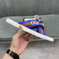 S-shoe GUCCI Summer Women Sandals Shoes Summer Style Fashion PU Leather Interlocking Surface Female Slippers Solid High Quality Woman Slides Multi-style Non-slip Home Slippers Indoor Shoes Female Sandals Shoes