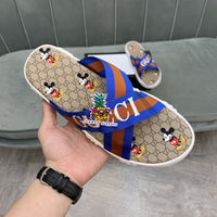 S-shoe GUCCI Summer Women Sandals Shoes Summer Style Fashion PU Leather Interlocking Surface Female Slippers Solid High Quality Woman Slides Multi-style Non-slip Home Slippers Indoor Shoes Female Sandals Shoes