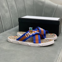 S-shoe GUCCI Summer Women Sandals Shoes Summer Style Fashion PU Leather Interlocking Surface Female Slippers Solid High Quality Woman Slides Multi-style Non-slip Home Slippers Indoor Shoes Female Sandals Shoes