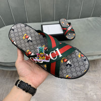 S-shoe GUCCI Summer Women Sandals Shoes Summer Style Fashion PU Leather Interlocking Surface Female Slippers Solid High Quality Woman Slides Multi-style Non-slip Home Slippers Indoor Shoes Female Sandals Shoes