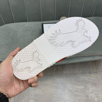 S-shoe GUCCI Summer Women Sandals Shoes Summer Style Fashion PU Leather Interlocking Surface Female Slippers Solid High Quality Woman Slides Multi-style Non-slip Home Slippers Indoor Shoes Female Sandals Shoes