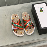 S-shoe GUCCI Summer Women Sandals Shoes Summer Style Fashion PU Leather Interlocking Surface Female Slippers Solid High Quality Woman Slides Multi-style Non-slip Home Slippers Indoor Shoes Female Sandals Shoes