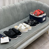 S-shoe Dior Designer Fashion Women's Sandals Hook Loop Shoes Woman Gladiator Casual Ladies Flat Shoes Platform Soft Female Footwear Sandals Women Slippers Shoes For Women Outdoor Designer Shoes Sport Sneakers