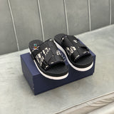 S-shoe Dior Designer Fashion Women's Sandals Hook Loop Shoes Woman Gladiator Casual Ladies Flat Shoes Platform Soft Female Footwear Sandals Women Slippers Shoes For Women Outdoor Designer Shoes Sport Sneakers