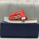 S-shoe Dior Designer Fashion Women's Sandals Hook Loop Shoes Woman Gladiator Casual Ladies Flat Shoes Platform Soft Female Footwear Sandals Women Slippers Shoes For Women Outdoor Designer Shoes Sport Sneakers