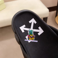 S-shoe O.F.F W.H.I.T.E British Style Thick Bottom Shoes Women Sandals Retro Female Women Sandals Thick Bottom Ladies Sandals Platform Sandals Women Open Toe Beach Shoes Stamped Woman Footwear Sandals