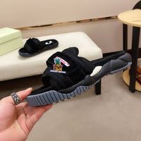 S-shoe O.F.F W.H.I.T.E British Style Thick Bottom Shoes Women Sandals Retro Female Women Sandals Thick Bottom Ladies Sandals Platform Sandals Women Open Toe Beach Shoes Stamped Woman Footwear Sandals
