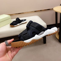 S-shoe O.F.F W.H.I.T.E British Style Thick Bottom Shoes Women Sandals Retro Female Women Sandals Thick Bottom Ladies Sandals Platform Sandals Women Open Toe Beach Shoes Stamped Woman Footwear Sandals