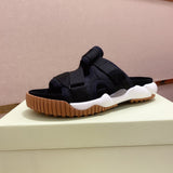 S-shoe O.F.F W.H.I.T.E British Style Thick Bottom Shoes Women Sandals Retro Female Women Sandals Thick Bottom Ladies Sandals Platform Sandals Women Open Toe Beach Shoes Stamped Woman Footwear Sandals