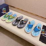 S-shoe Dior Summer Beach Flip Flops Men Shoes New Arrival Non-slip Beach Slipper For Men Large Size Breathable Flats Slipper Men Shoes Women Slippers High Quality Beach Sandals Non-slip Casual Flip Flop Slippers Black Slippers