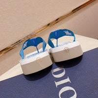 S-shoe Dior Summer Beach Flip Flops Men Shoes New Arrival Non-slip Beach Slipper For Men Large Size Breathable Flats Slipper Men Shoes Women Slippers High Quality Beach Sandals Non-slip Casual Flip Flop Slippers Black Slippers