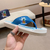 S-shoe Dior Summer Beach Flip Flops Men Shoes New Arrival Non-slip Beach Slipper For Men Large Size Breathable Flats Slipper Men Shoes Women Slippers High Quality Beach Sandals Non-slip Casual Flip Flop Slippers Black Slippers