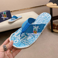 S-shoe Dior Summer Beach Flip Flops Men Shoes New Arrival Non-slip Beach Slipper For Men Large Size Breathable Flats Slipper Men Shoes Women Slippers High Quality Beach Sandals Non-slip Casual Flip Flop Slippers Black Slippers