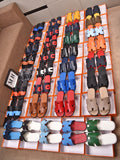 S-shoe H.e.r.m.e.s Spring Summer New Flat-bottom Wear Lazy Beach Toe Comfort Joker Slippers Women's Genuine Cow Leather Slippers Couple Indoor Non-slip Men Women Home Fashion Casual Single Shoes PVC Soft Soles