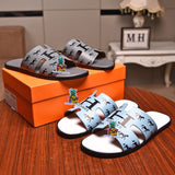 S-shoe H.e.r.m.e.s Spring Summer Style Women Shoes Large Size Line-styled Open Toe Block Sandals Women's Printing Sandals Beach Shoe Slippers Summer Soft Footwear Female Water Shoes Slides Outdoor Rubber Flat