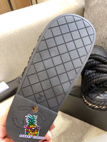 S-shoe CH Summer Sandals Woman Shoes Braided Rope Beach Shoes Open Toe Ladies Beach Sandals Roman Gladiator Sandals Non-slip Flip Flop Woman Sandals Bohemian Linen Rope Cross Braid Summer Sandals Fashion Thick Bottom Beach Shoes