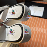 S-shoe Summer New Women's Slippers Personality Fashion Comfortable Casual Leather Flat Sandals Home Slipper Women Summer Fashion Outer Wear Flat Sandals Korean Style Versatile Soft Girl Sandals women Beach