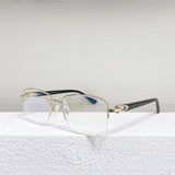 Luxury Style Glasses Frame Titanium Prescription Glasses Men and Women Myopia Eyeglasses Frame French Brand Designer