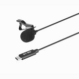 E-Electronic BOYA BY-M3 Phone Digital Lavalier Microphone for iPad Pro Mac PC HUAWEI OPPO VIVO Xiaomi Redmi 8 Android Type-C Smartphone Vlog