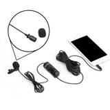 E-Electronic BOYA BY-M1 PRO Audio Video Record Lavalier Lapel Clip Microphone for iPhone Android Mac Vlog Mic for DSLR Camcorder Recorder