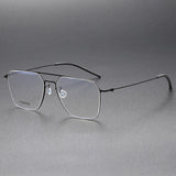Fashion 5517 High Quality Denmark Titanium No Screw Men Glasses Frames Optical Ultra-light Business Suqare Computer Reading